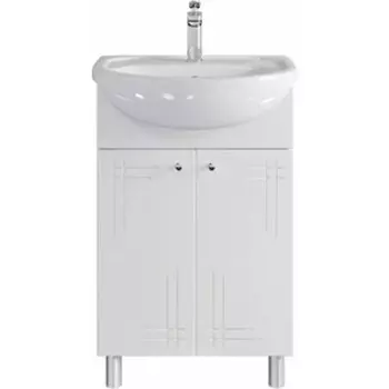Тумба под раковину Sanstar Июнь 55х30 белая (335.1-1.4.1.)