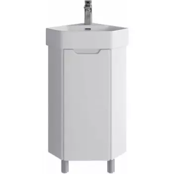 Тумба под раковину Sanstar Лайн 35х35 угловая, белая (399.1-1.4.1.)