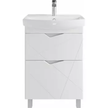 Тумба под раковину Sanstar Линни 60х34 белая (415.1-1.4.1.)