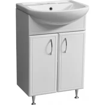 Тумба под раковину Stella Polar Концепт 55 белая (SP-00000045)