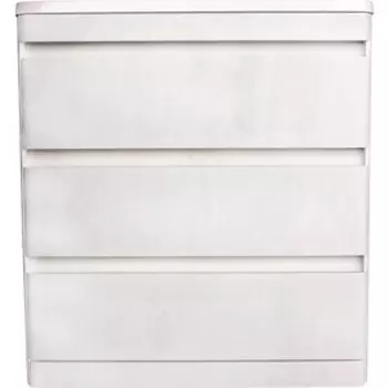 Тумба под раковину Style line Атлантика Люкс 80 3 ящика, бетон крем (СС-00002278)