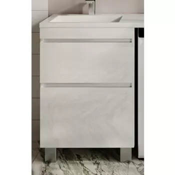 Тумба под раковину Style line Даллас Леон 58 (120) напольная, белая (СС-00002438)