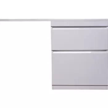 Тумба под раковину Style line Даллас Люкс 68 (130) напольная, под стиральную машину, белая эмаль (СС-00002348)