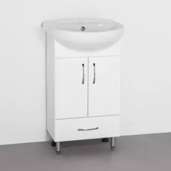 Тумба под раковину Style line Эко Стандарт №9/1Б белая (ЛС-00000096)