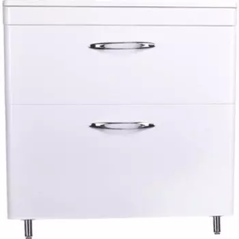 Тумба под раковину Style line Каре 70 Люкс напольная, белая (СС-00002266)