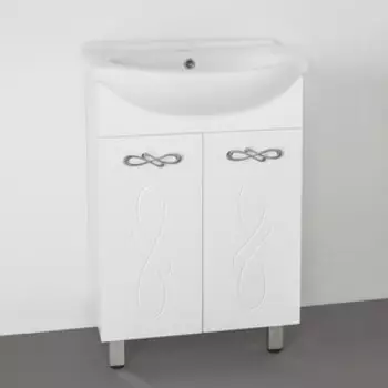 Тумба под раковину Style line Венеция 55 белая (ЛС-00000253)