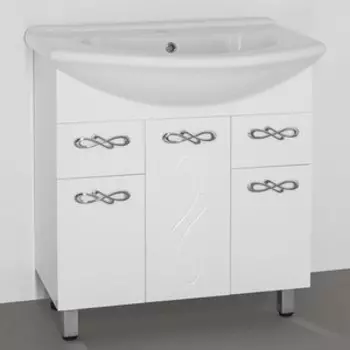 Тумба под раковину Style line Венеция 75 белая (4650134471403)