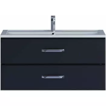 Тумба под раковину Uperwood Foster 100 черная (291020519)