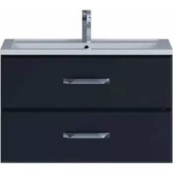 Тумба под раковину Uperwood Foster 80 черная (291020517)