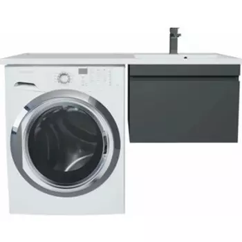 Тумба под раковину Uperwood Magenta 45 (110) с ящиком, черная (5930205164)