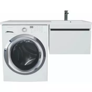 Тумба под раковину Uperwood Magenta 55 (120) с ящиком, белая/графит (5930205154)