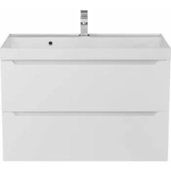 Тумба под раковину Uperwood Tanos 80 подвесная, белая матовая (291020244)