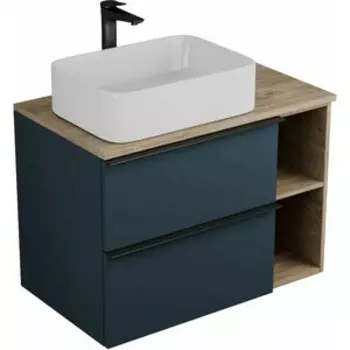 Тумба под раковину Veneciana Sangro 80х48 индиго бархат (58023)