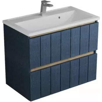 Тумба под раковину Veneciana Tellaro 77,4х45 шато индиго (58030)