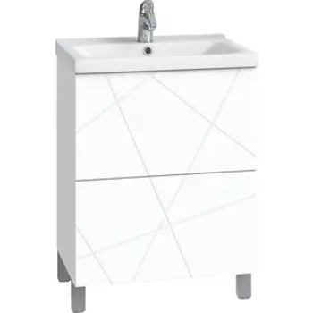 Тумба под раковину VIGO Geometry 2-500 белая (4640027142268)