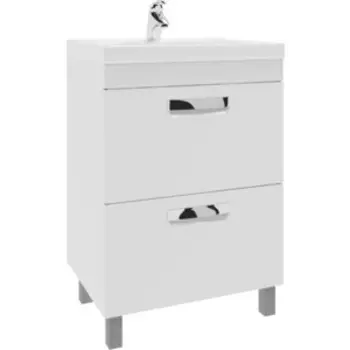Тумба под раковину VIGO Plaza 2-600 белая (4640027143340)