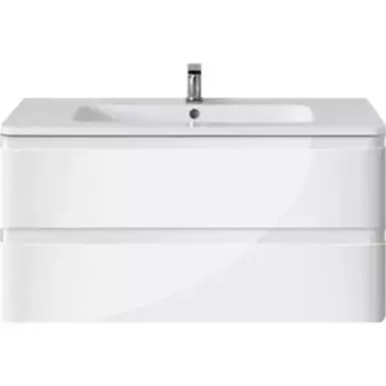 Тумба под раковину Vincea Alba L.White 99,4x47,6 см, белый глянец (VMC-1A100LW)