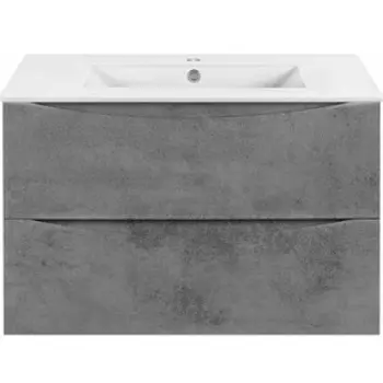 Тумба под раковину Vincea Mia Slim 80х39 Beton (VMC-2MC800S1BT)