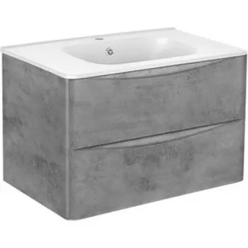 Тумба под раковину Vincea Paola 80 подвесная, Beton (VMC-2P800BT)