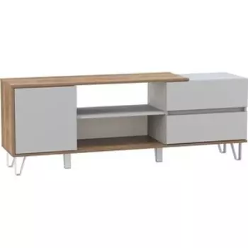 Тумба под телевизор ОЛМЕКО Тумба под ТВ 58.08 ''Гавана'' Кейптаун / Серый