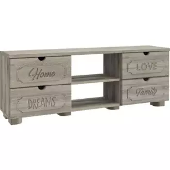 Тумба под ТВ Compass ДримСтар ДС-15 дуб эвок/дуб сонома темный