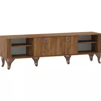 Тумба под ТВ ОЛМЕКО 43.13 Стефани таксония/профиль: Kroning таксония патина