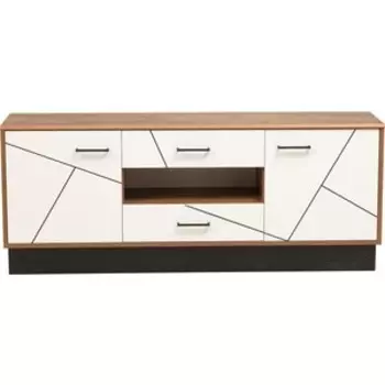 Тумба под ТВ ОЛМЕКО 54.04 Гамма (ш.1600) / Таксония / Белый (OLMP002609)