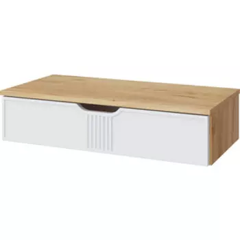 Тумба подвесная Compass ''Эмилия'' ЭЛ-22 дуб крафт золотой/меренга