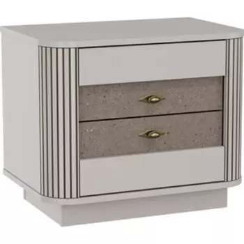 Тумба прикроватная ОЛМЕКО 34.17 ''Фантазия''/кашемир / дуо / кашемир патина (ML876881115)