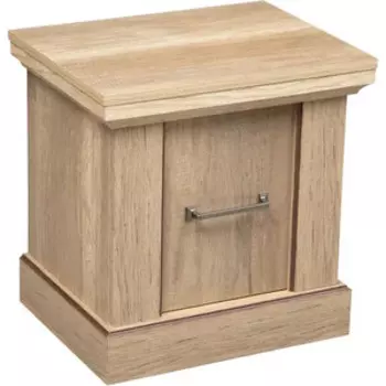 Тумба прикроватная ОЛМЕКО 39.07 Антика дуб каньон/профиль: Masa Decor дуб каньон/профиль: Kroning дуб каньон патина JST