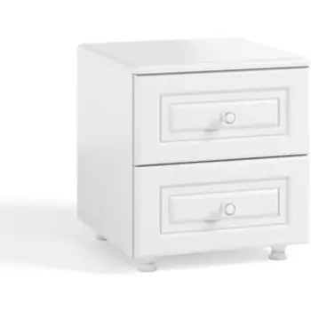 Тумба прикроватная ОЛМЕКО Афина АФ-26 белое дерево