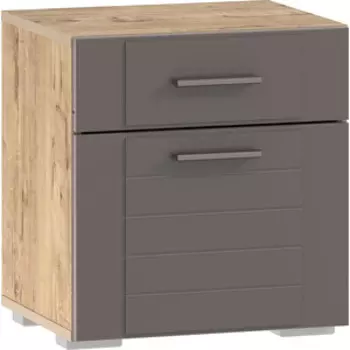 Тумба прикроватная Сильва НМ 013.62 Livorno софт графит (ПВХ) дуб бунратти
