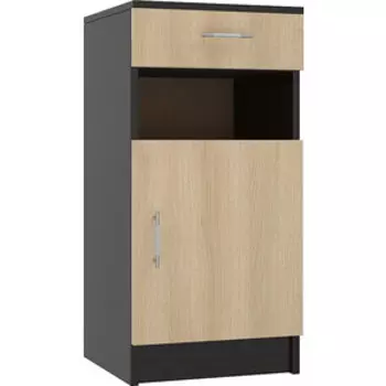 Тумба с ящиком МДК ПРТ1 венге/дуб млечный