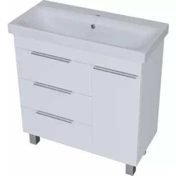 Тумба с раковиной 1Marka Gaula 80х36 белая (У92516, S-UM-MOD80SL/1)