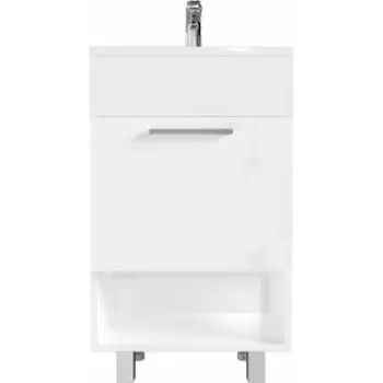 Тумба с раковиной 1Marka July 50х30 левая, белая (У85932)