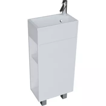 Тумба с раковиной 1Marka Laura 39х22 правая, белая (У85928)