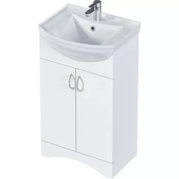Тумба с раковиной 1Marka Уют 60х30 белая (У23147, 4620008192772)