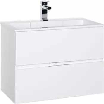 Тумба с раковиной Aquanet Алвита 70 белая (184302, 182523)