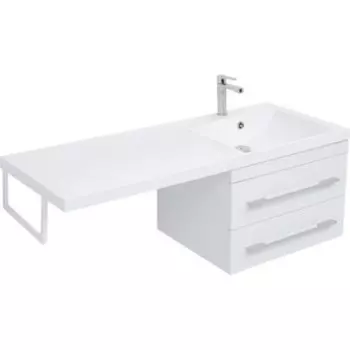 Тумба с раковиной Aquanet Нота 120 (58) правая, белая (171483, 239568, 245006)