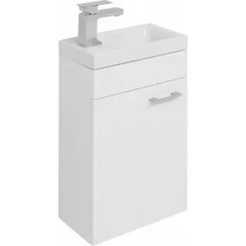 Тумба с раковиной Aquanet Нота 40 L Moduo левая, белая (246954, 245869)