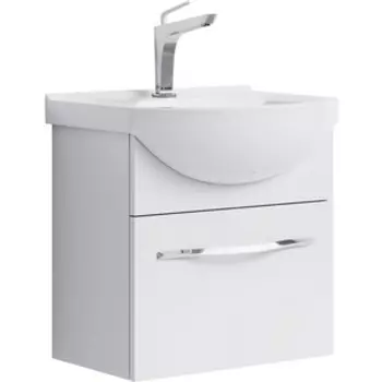 Тумба с раковиной Aqwella Аллегро 50х41 белая (Agr.01.05/1 + 4620008195766)