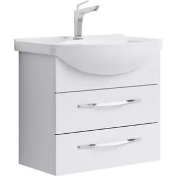 Тумба с раковиной Aqwella Аллегро 65х45 белая (Agr.01.06/2 + 4620008192475)