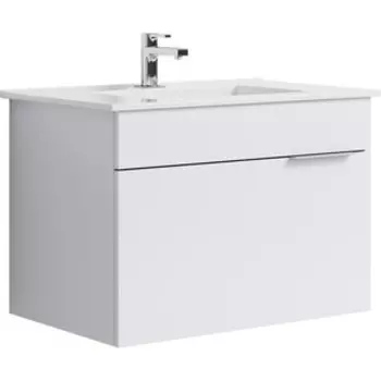Тумба с раковиной Aqwella Бриг 75x47 белая (Br.01.07/1/W + 4640021062074)