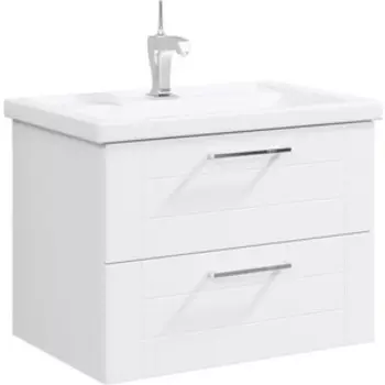 Тумба с раковиной Aqwella Манчестер 70x45 белая (MAN01072 + 4620008197746)