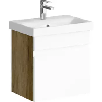 Тумба с раковиной Aqwella Smart 50 дуб балтийский (SRT0105DB, UM-MOD50SL/1)