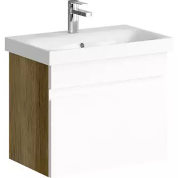 Тумба с раковиной Aqwella Smart 60 дуб балтийский (SRT0106DB, UM-MOD60SL/1)