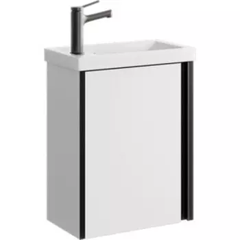 Тумба с раковиной Aqwella Urban 45 белая (URB0145W, 4640021065907)