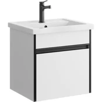 Тумба с раковиной Aqwella Urban 50 белая (URB0105W, 4630055557578)