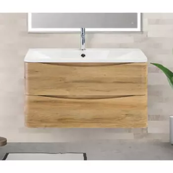 Тумба с раковиной BelBagno Acqua 120 Rovere Rustico (Acqua-1200-2C-SO-RR, BB1200/455-LV-MR-ALR)