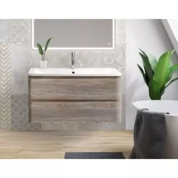 Тумба с раковиной BelBagno Albano 100 pino scania (ALBANO-1000-2C-SO-PS, BB1000/455-LV-MR-ALR)